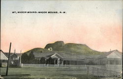 Mt. Wagon Mound Postcard