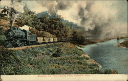 Bessemer Ore Train Leaving Yards Conneaut, OH Postcard Postcard