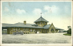 Railway Station Postcard