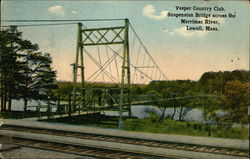 Vesper Country Club Lowell, MA Postcard Postcard