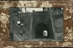 Old Railroad Tunnel Newburyport, MA Postcard Postcard