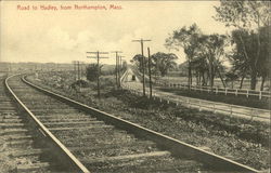 Road to Hadley Northampton, MA Postcard Postcard