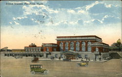 Union Station Pittsfield, MA Postcard Postcard