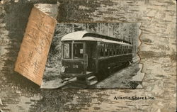 Atlantic Short Line Trolleys & Streetcars Postcard Postcard