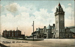 Union Station Portland, ME Postcard Postcard