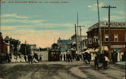 Old Orchard Street Old Orchard Beach, ME Postcard Postcard