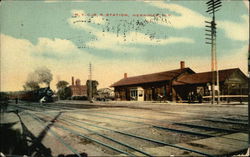 N.Y.C.R.R. Station Postcard