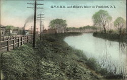 N.Y.C.R.R. and Mohawk River Postcard