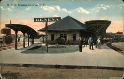 N.Y.C. Station Geneva, NY Postcard Postcard