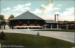 NY Central Depot Postcard