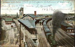 R.R. Station Postcard