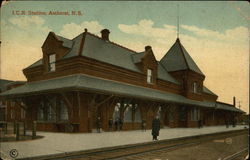 I.C.R. Station Postcard