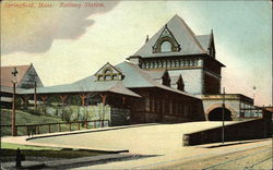 Railway Station Postcard