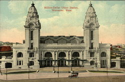 Million-Dollar Union Station Worcester, MA Postcard Postcard