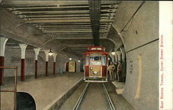 East Boston Tunnel, Court Street Station Postcard