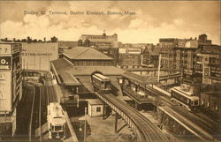 Dudley St. Terminal, Boston Elevated Massachusetts Postcard Postcard