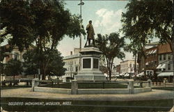 Soldiers Monument Postcard