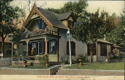 First House Built at Onset Bay Grove Postcard