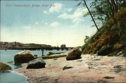 Point Independence Bridge, Onset Bay Massachusetts Postcard Postcard