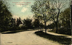 Entrance to Mudge Estate Swampscott, MA Postcard Postcard