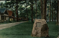 Site of Eames Massacre, Montwaite Postcard