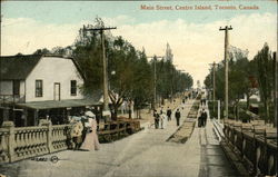 Main Street, Centre Island Postcard