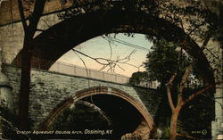 Croton Aqueduct Double Arch Ossining, NY Postcard Postcard