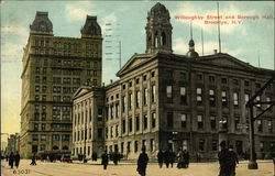 Willoughby Street and Borough Hall Brooklyn, NY Postcard Postcard