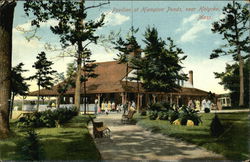 Pavilion at Hampton Ponds Holyoke, MA Postcard Postcard