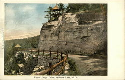 Laurel Ledge Drive Mohonk Lake, NY Postcard Postcard