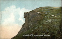 White Mts. N.H. Old Man of the Mountain White Mountains, NH Postcard Postcard