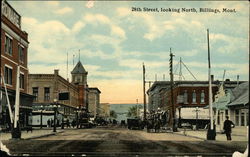 28th Street, Looking North Billings, MT Postcard Postcard