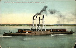 J.C.R. Ferry Steamer Scotia, Strait of Canso Postcard