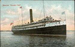 Steamer "Horatio Hall" Steamers Postcard Postcard