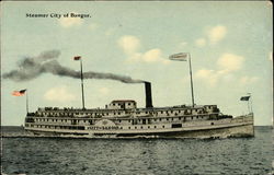 Steamer "City of Bangor" Postcard