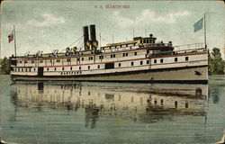 S.S. Hartford Postcard