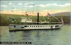 Steamer Penn Yan on Lake Keuka, N.Y. Postcard