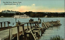 The Old Ferry, Bemus Point Chautauqua Lake, NY Postcard Postcard