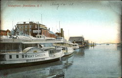 Waterfront Providence, RI Postcard Postcard