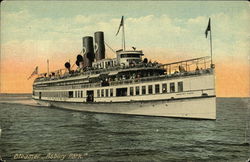 Steamer Asbury Park Postcard