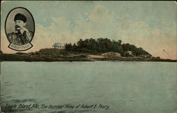 The Summer Home of Robert E. Peary Eagle Island, ME Postcard Postcard