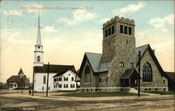 New Congregational Church Laconia, NH Postcard Postcard