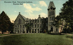 Polytechnic Institute - Boynton Hall Worcester, MA Postcard Postcard