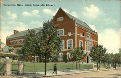 Clark University Library Postcard