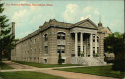 The Science Building Springfield, MA Postcard Postcard