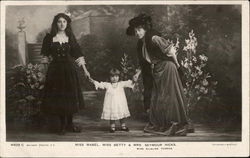 Miss Mabel, Miss Betty & Mrs. Seymour Hicks Theatre Postcard Postcard