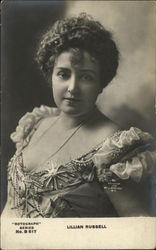 Lillian Russell Actresses Postcard Postcard