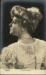 Lillian Russell Actresses Postcard Postcard