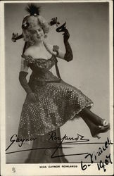 Gaynor Rowlands Actresses Postcard Postcard