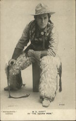 W. S. Hart in "The Squaw Man" Postcard